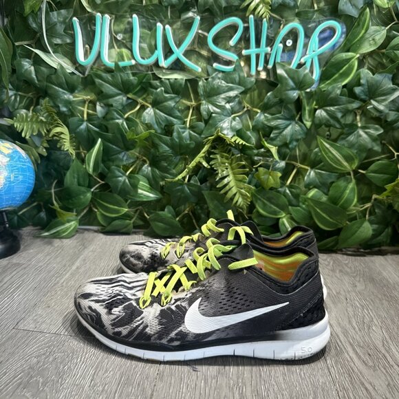 Nike Womens Free 5.0 TR Fit 5 704695-014 Black Running Shoes Sneakers Size 7 - Picture 4 of 9